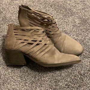 Taupe Booties